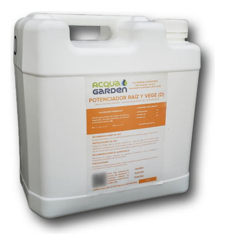 Hidroponia Y Sustrato Vegetación Npk  - 5000l