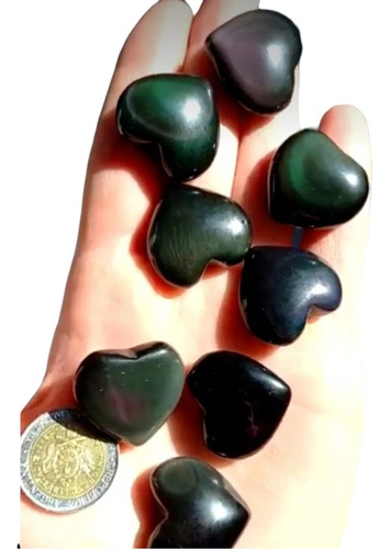 Corazón Obsidiana Arcoiris 2,5cm Il Giardino Joyas Minerales