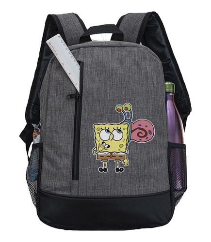 Mochila Escolar Im9  Bob Esponja Az905