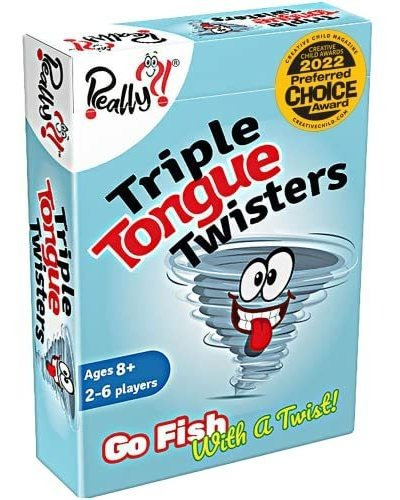 Santas Tongue Twisters Card Juego, Juegos De Navidad Xz6gw