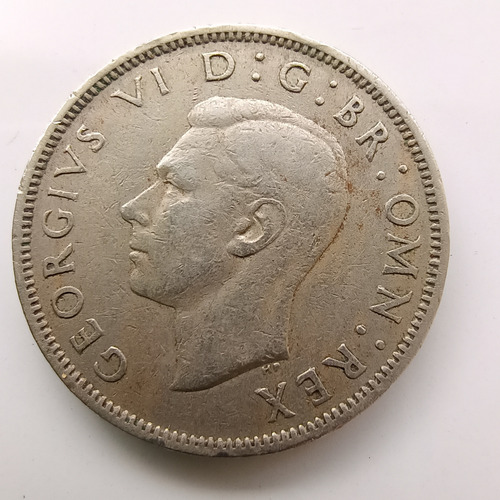 Moneda Hermosa 2 Shilling (chelín) Gran Bretaña 1948