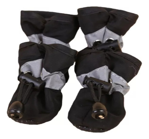 4 Unids/set Zapatos Impermeables For Perros Botas De Lluvia