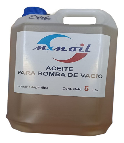 Aceite Para Bomba De Vacio Mxm Oil 5 Litros