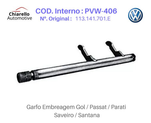 Garfo Embreagem Gol Passat Parati Saveiro Santana Até 1991