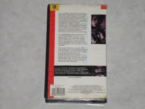 Bob Dylan - Don't Look Back - Vhs 1967 Descontinuado (Usado)