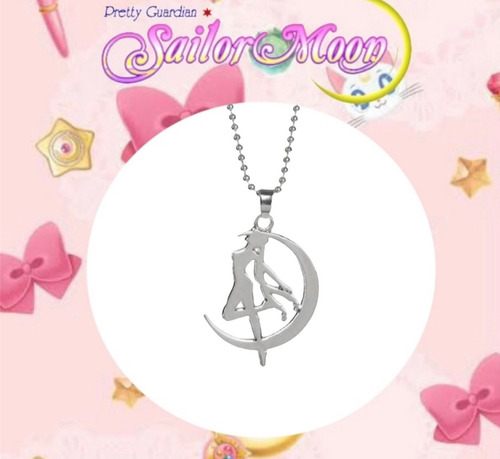 Collar Con Silueta De Sailor Moon En La Luna