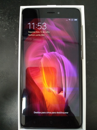 Celular Redmi Note 4 32gb Cinza Tela Está Amarela