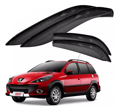 Calha Chuva Defletor Peugeot 206 Escapade 4p 2012 Tg Poli