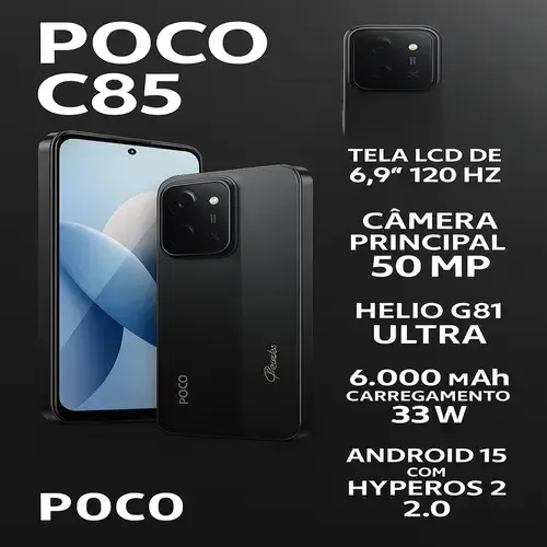 Xiaomi Poco C85 Dual Sim 256gb 8gb Ram Global + Kit Completo