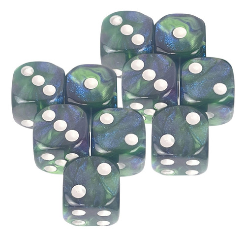 10 Uds. Juego De Dados De Dibujos Animados D6 Juego De Mesa