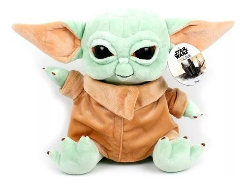 Imagen 1 de 6 de Peluche Baby Yoda 25 Cm Pelicula Star Wars Mandalorian Ed