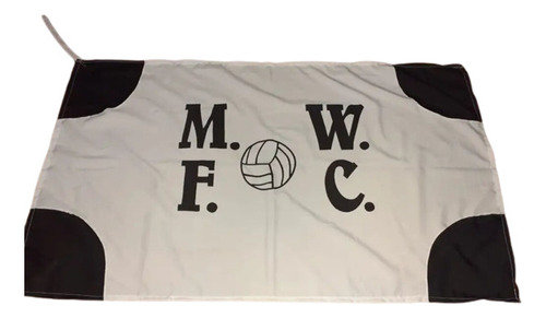 Bandera De Montevideo Wanderers Cosida Futbol 140x90cm 