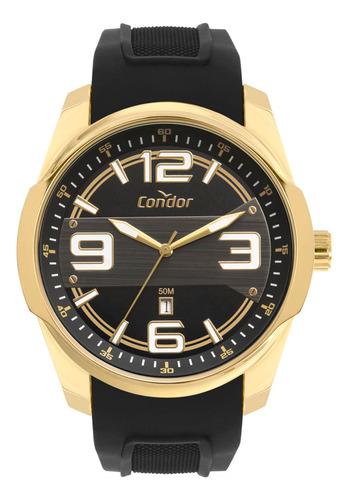 Relógio Condor Masculino Speed Dourado - Copc32hp/5p