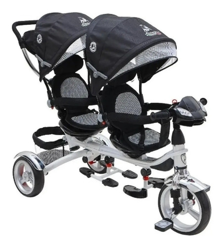 Triciclo Para 2 + Música En Español + Gira 360 Baby Shopping