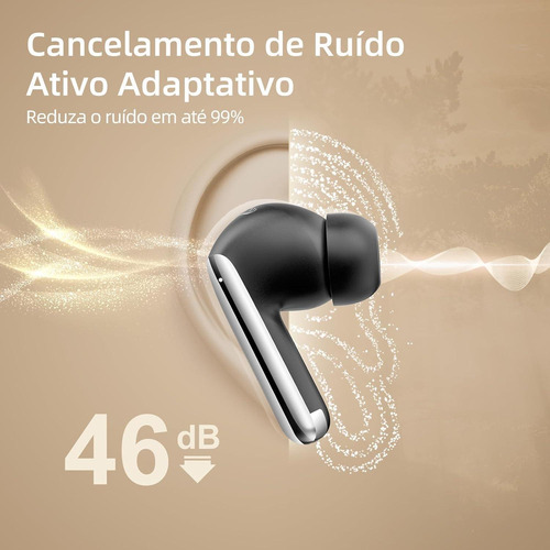 Fone De Ouvido Bluetooth Qcy Ht08 Melobuds Pro Anc - (preto)
