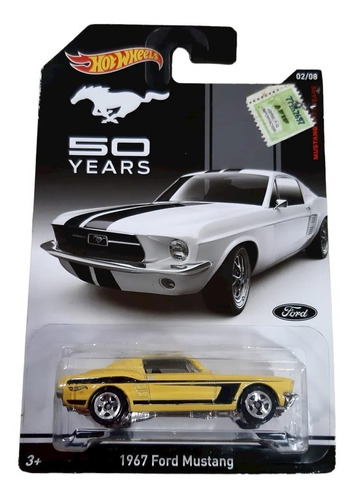 Hot Wheels 50 Years Ford Mustang 1.64 Mattel