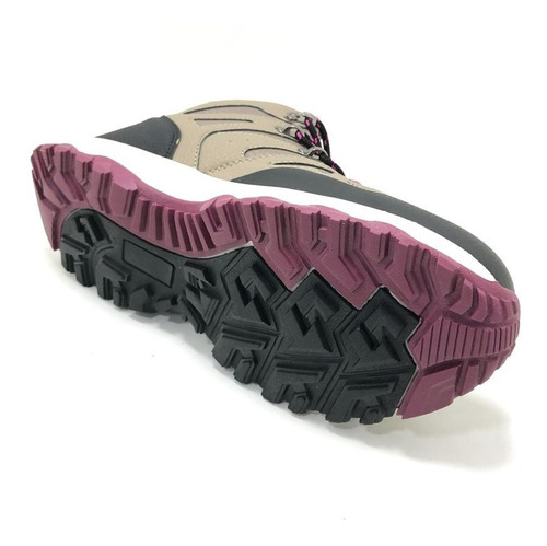 Imagen 5 de 6 de Zapatilla Botita Jaguar Trekking Mujer Cordones Art 3046