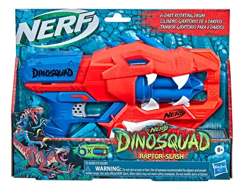 Lancador Nerf Dinossauro Squad Raptor Slash -hasbro F2476