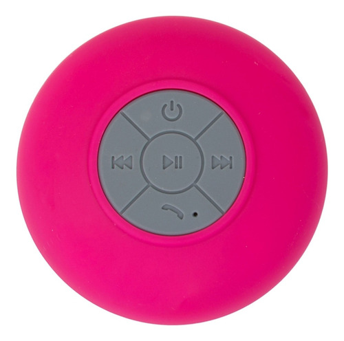 Caixa De Som Bluetooth A Prova Dagua Banho Chuveiro Piscina Cor Rosa 110v/220v