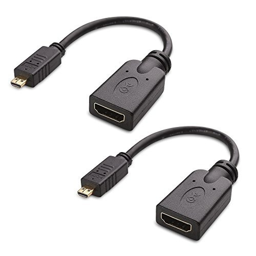 Cable Matters 2 Pack Micro Hdmi To Hdmi Adapter Hdmi To Micr