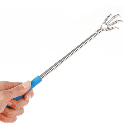 Imagen 2 de 2 de Rasca Espalda Metal Mano Manito Garra Extensible Telescopio