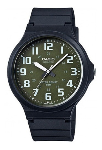 Relógio Masculino Casio Preto Borracha Vintage Analógico