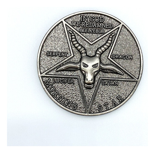 Moneda Pentecostal Para Cosplay, De Metal Alto, Plata Y Oro