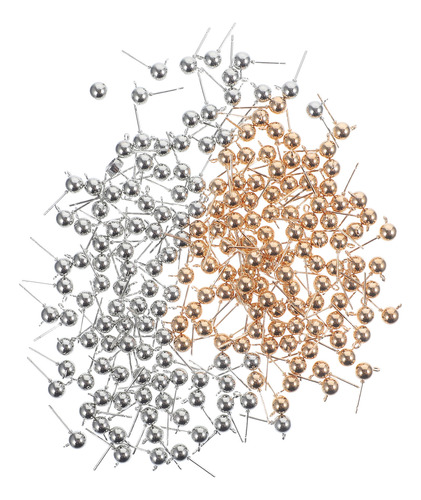 Set De Pendientes Esféricos Con Forma De Poste, 200 Unidades