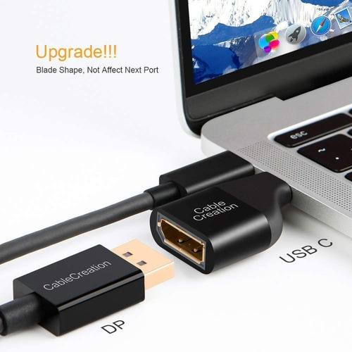 Adaptador Usb Tipo C A Displayport 4k, Cablecreation