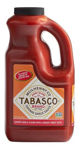 Tabasco Garlic Pepper Salsa Alitas 1.89l Foodservice