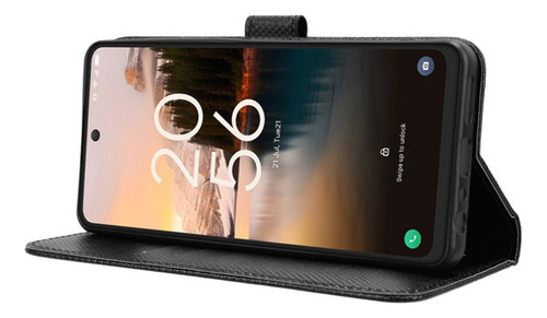 .. Funda For Tcl 40 Nxtpaper 4g Grano Diamantes Textura Cuero