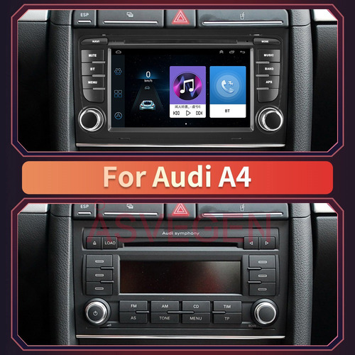 Estéreo Android Para Audi A4 2002-2007 S4 Rs4 B6 B8 B7 7 7