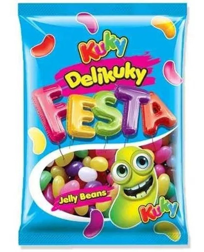 Delikuky Pacote Jelly Beans Estilo Americana Jujubas 500g