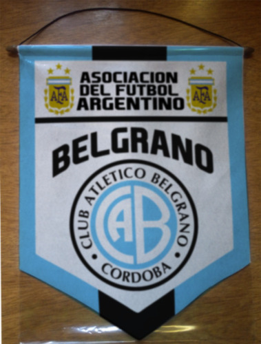 Banderin Paño Legitimo 40cm Belgrano De Cordoba