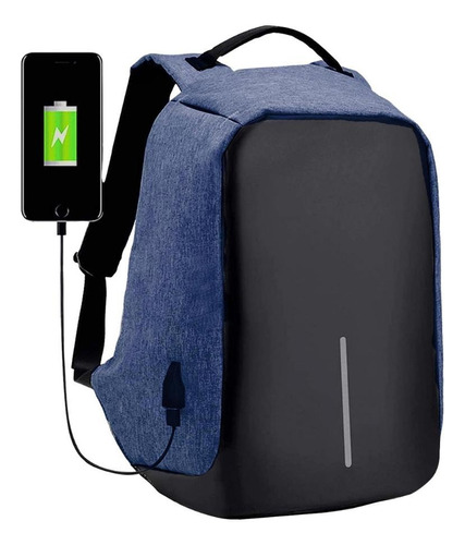 Mochila Antirrobo Impermeable Notebook Usb Anticorte