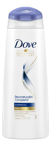 Shampoo Dove Reconstrucción Completa 200ml Pack X4uni