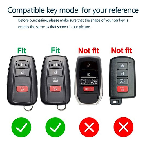 Funda Llave De Automóvil Toyota Corolla Hatchback Rav4...