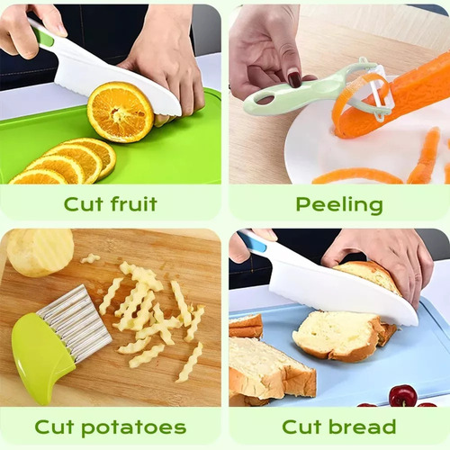 Cuchillo De Juguete Para Niños, Juego De Cuchillos De Corte