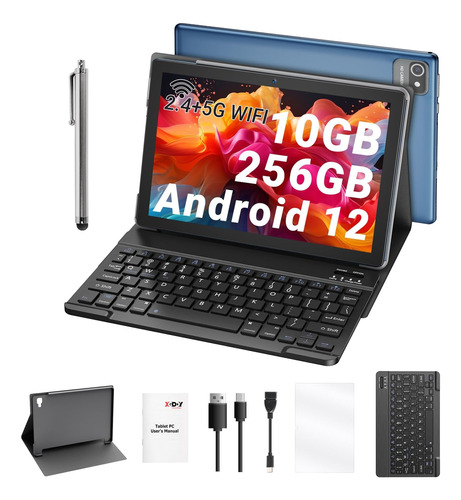 Xgody Tablet 2 En 1 De 10.1 Pulgadas, Tabletas Android 12, 1
