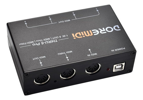 Doremidi Midi Ur-6 Pro Box Midi Splitter + Filtro Se Para 1