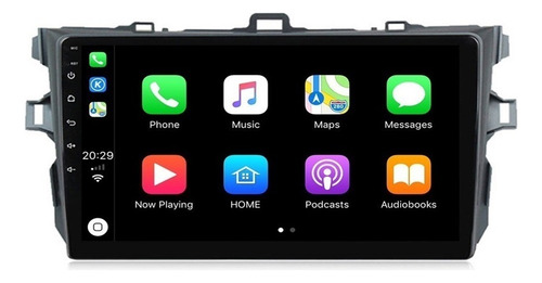 Radio Estereo Android Toyota Corolla 2007-2012 4+32g Carplay