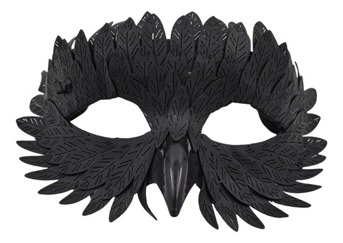 Halloween Decor Feather Eye For Stage Performance Prom Negro