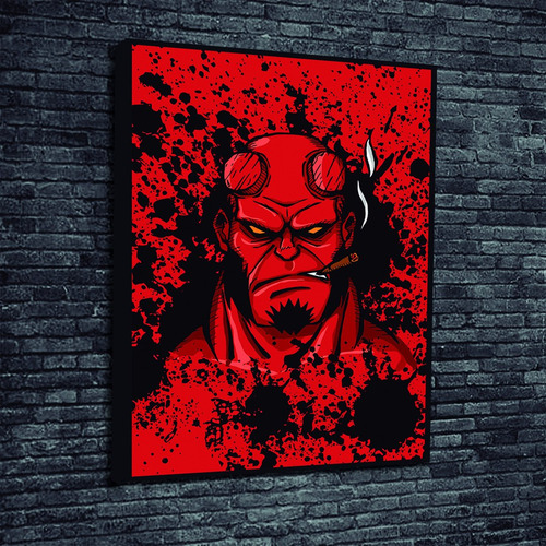 Cuadro De Pelicula Comic Hellboy