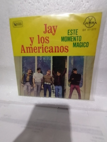 Disco Vinil 45 Rpm Ep Jay Y Los Americanos/this Magic Moment