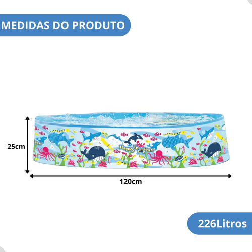 Piscina Borda Dura 226l - Sun Way