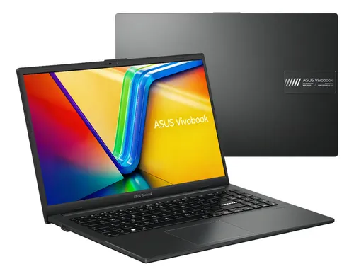 Notebook Asus Vivobook Go 15 E1504, Amd Ryzen 5 7520u 2,8 Ghz, 8gb Ram, 256gb Ssd, Windows 11 Home, Tela 15,6  Fhd, Black - E1504fa-nj825w Preto