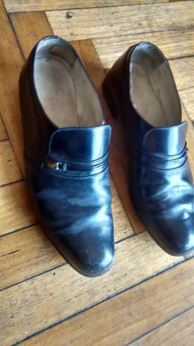 Zapatos Negros De Cuero