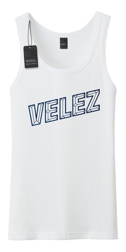 Musculosa Hombre Velez Sarsfield Dibujo Art Logo - Devs1