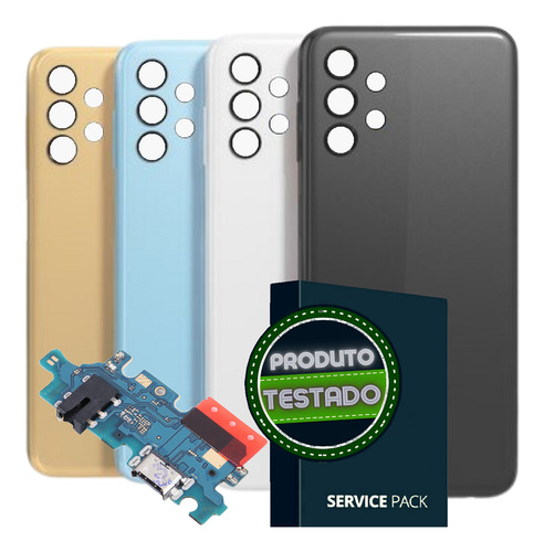 Kit Tampa + Com Placa De Carga Rápida Para Galaxy A13 0rigna