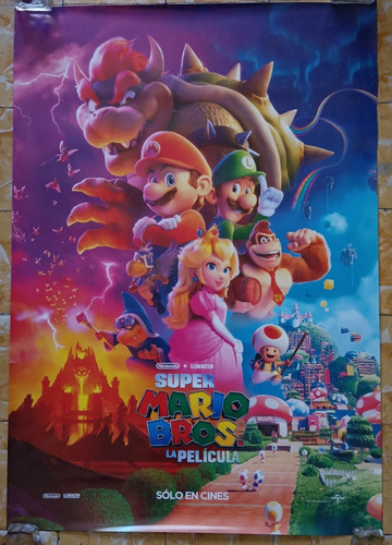 Póster Original Cine Super Mario Bros Versión Final